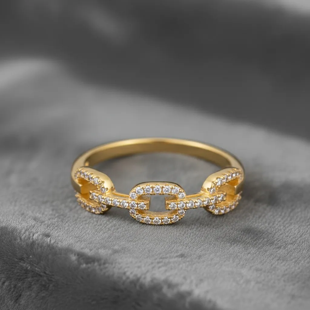 Sterling 925 Silver Trendy Electroplated Moissanite Ring - Image 7