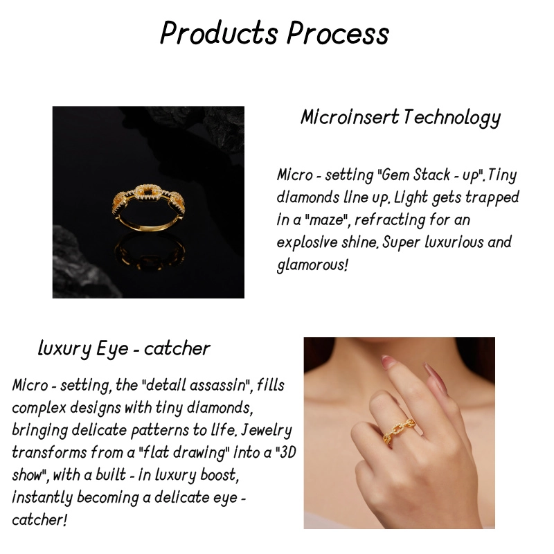 Sterling 925 Silver Trendy Electroplated Moissanite Ring - Image 9