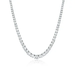 3 – 6.5MM MOISSANITE TENNIS CHAIN GRADIENT DESIGN