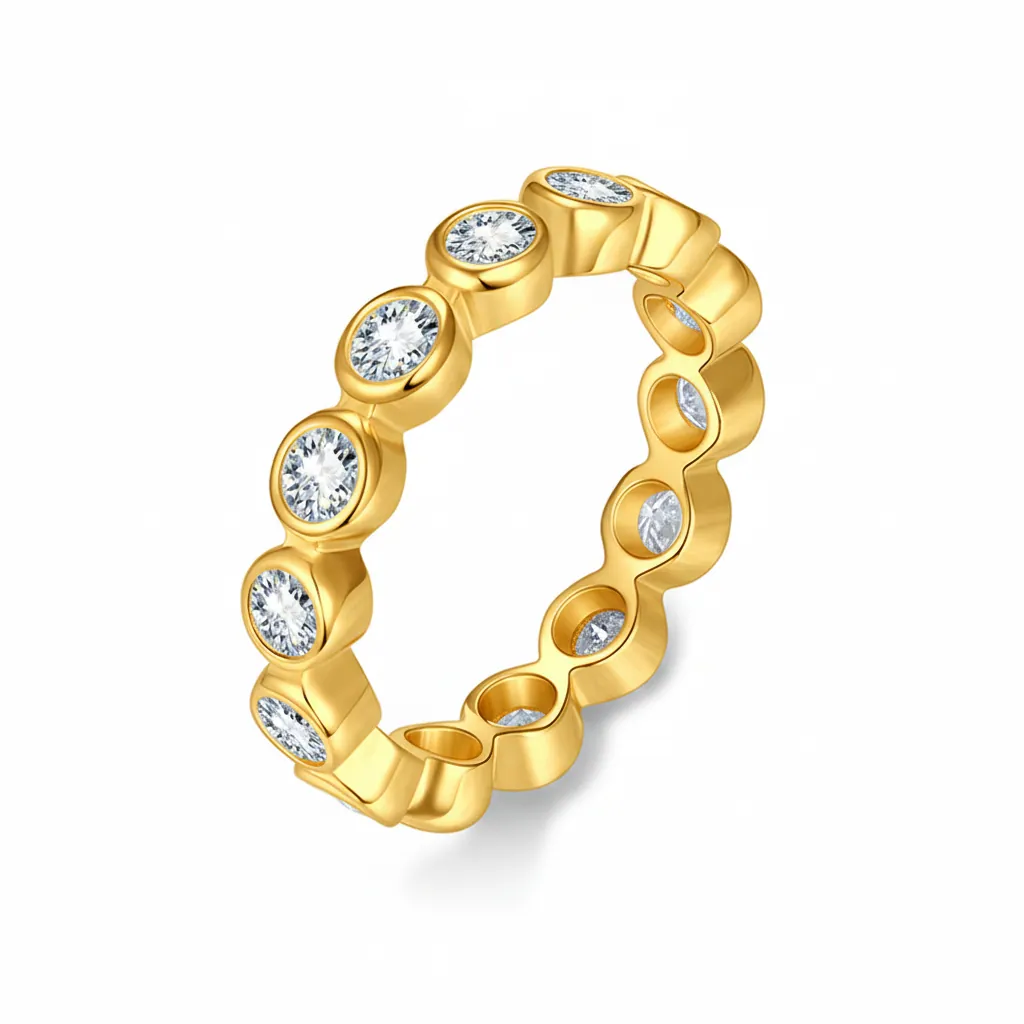 3MM Moissanite Engagement Forever Ring